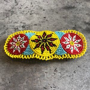 Beaded Barrette